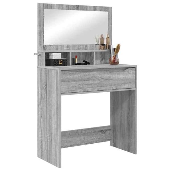Maison Exclusive - Sminkbord för sovrum Grå Sonoma Ingenjörsträ Gris Sonoma
