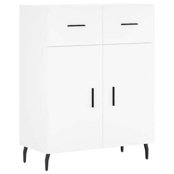 Maison Exclusive - Vit buffé 69,5x34x90 cm ingenjörsträ