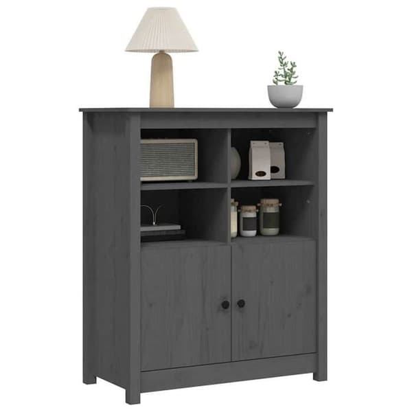 Maison Exclusive - Buffé Grå 83x41,5x100 cm Massivt furu
