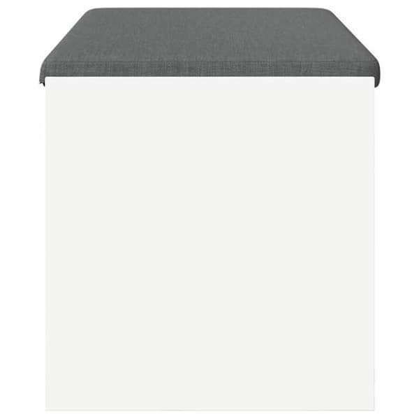 Maison Exclusive - Entrémöbel med vit kudde 103 x 38 x 40 cm Vit