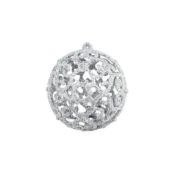 Maison Exclusive - Sæt med julekugler 100 stk 3/4/6 cm Sølv silver-
