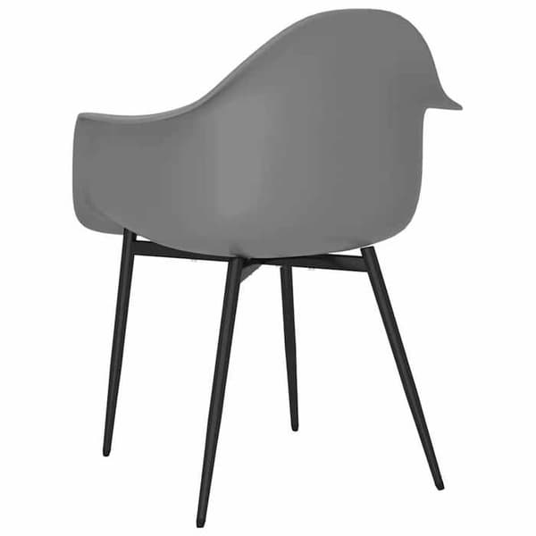 Maison Exclusive - Matstolar set om 4 grå PP