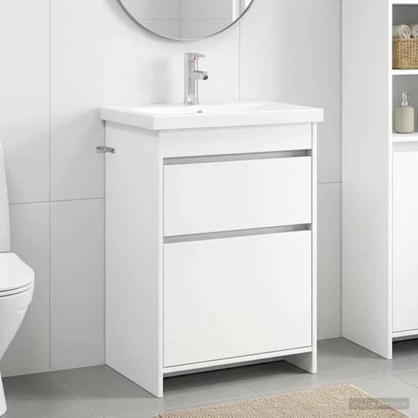 Maison Exclusive - Badeværelsesmøbel sæt Hvid 61 x 40 x 84,5 cm