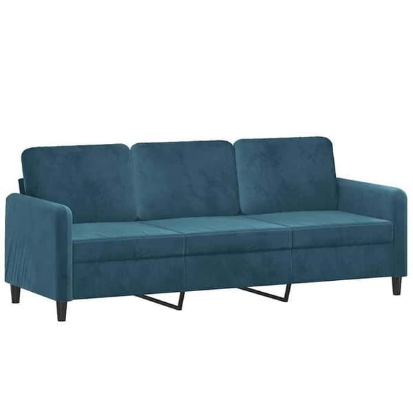 Maison Exclusive - 2 kpl sinisiä samettisohvia