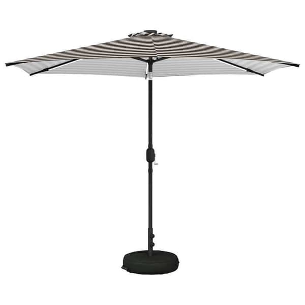 Haveparasoll - MAISON EXCLUSIVE - 300 x 300 cm - Polyester 160 GSM - Solcelle LED - Robust base