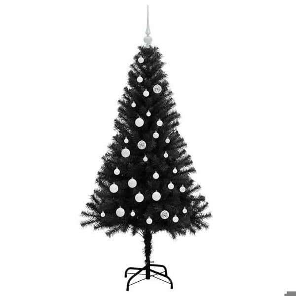 Maison Exclusive - Sort Juletræ 150 cm PVC Svart