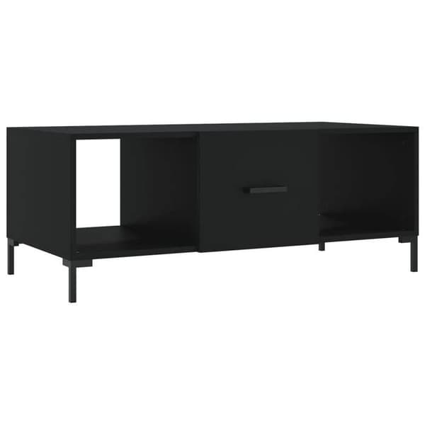 Bord - EKSKLUSIV HUS - 102x50x40 cm - Sort - Ingeniørtræ - 3 rum Svart