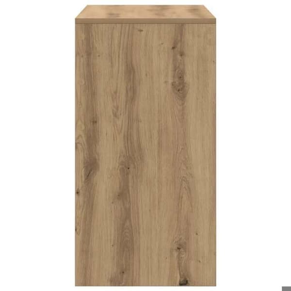 Maison Exclusive - Håndlavet egetræskontor 70 x 40 x 76 cm Ek