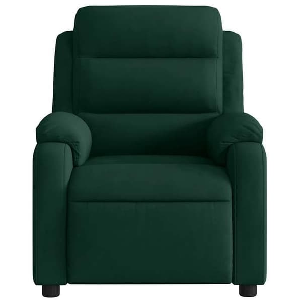 Maison Exclusive - Mørkegrøn velour lænestol