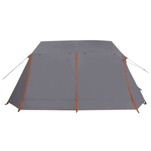 Maison Exclusive - Tunneliteltta Harmaa ja oranssi 400 x 278 x 182 cm