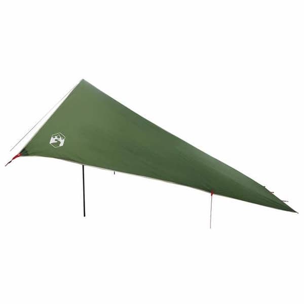 Maison Exclusive - Grøn biloverdækning 500 x 515 x 215 cm Polyester og Stål