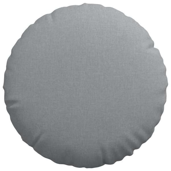 Maison Exclusive - Sittkuddar 2 st Tyg Ljusgrå Ø50 x 19 cm Ljusgrått