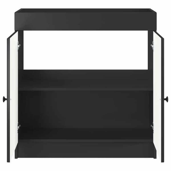 Maison Exclusive - Badeværelse underskab i sort 56 x 37,5 x 81 cm