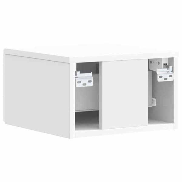 Maison Exclusive - Väggmonterat sidobord Vit glans 34,5 x 33 x 20 cm