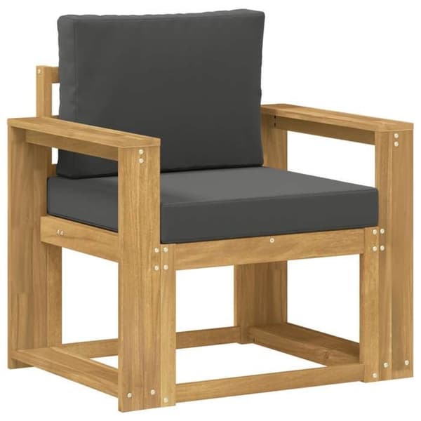 Maison Exclusive - Utomhussoffa i polyester vit och antracit