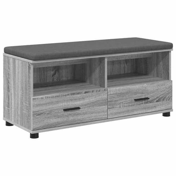 Maison Exclusive - Harmaa Sonoma sisäänkäyntipenkki 100 x 38 x 46 cm