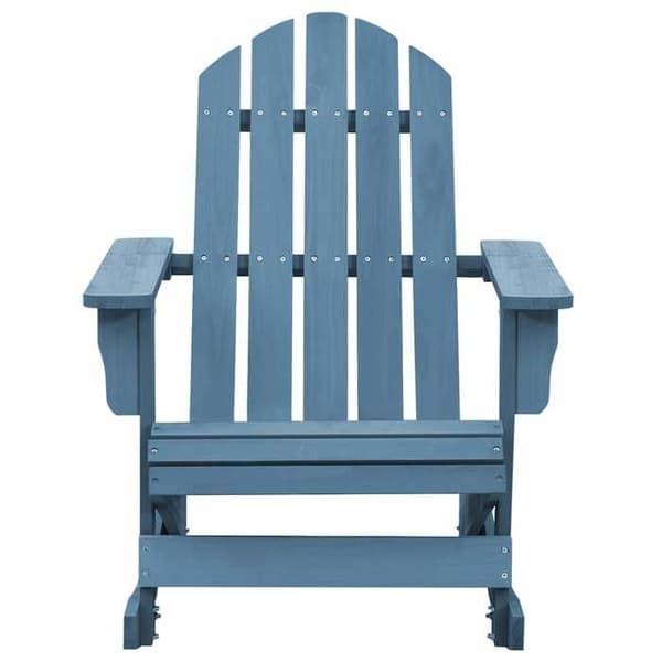 Maison Exclusive - Adirondack gungstol i massiv granträ blå Blå