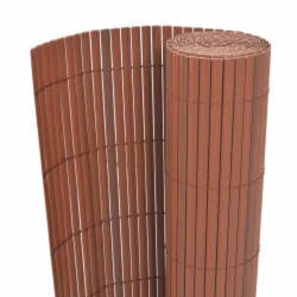 Maison Exclusive - Dobbelt-sidet havehegn 110x400 cm Brun