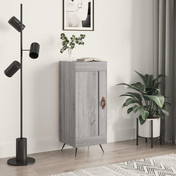 Maison Exclusive - Buffet Sonoma grå 34,5x34x90 cm Ingenjörsträ