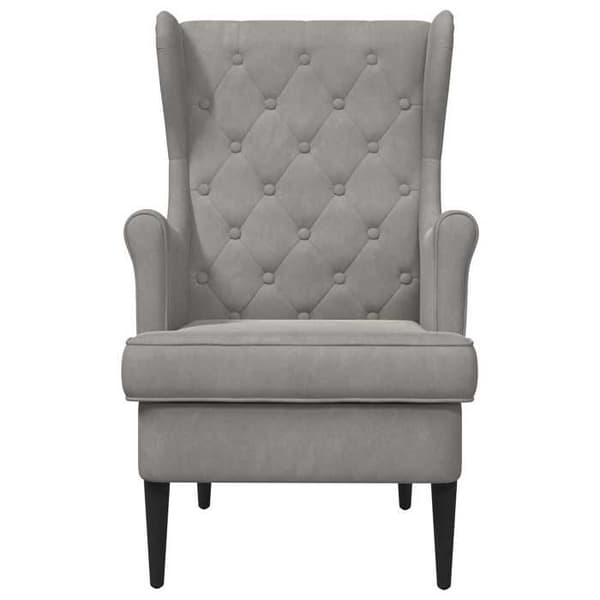 Maison Exclusive - Lysegrå Velour Stol