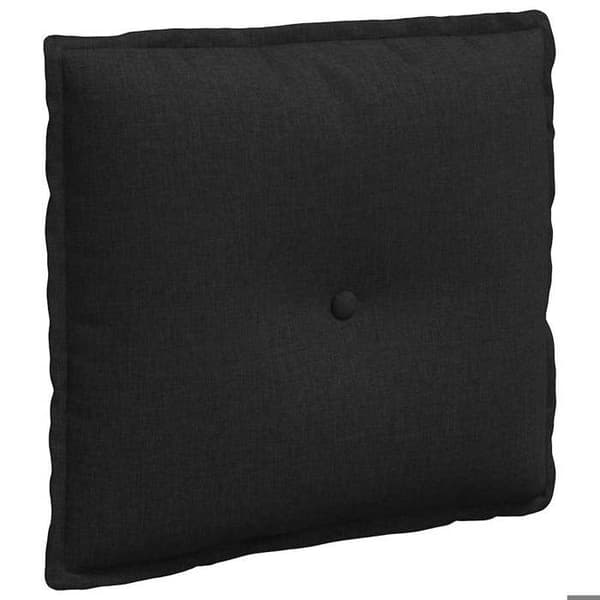 Maison Exclusive - Sort rygpude 50 x 19 x 45 cm stof