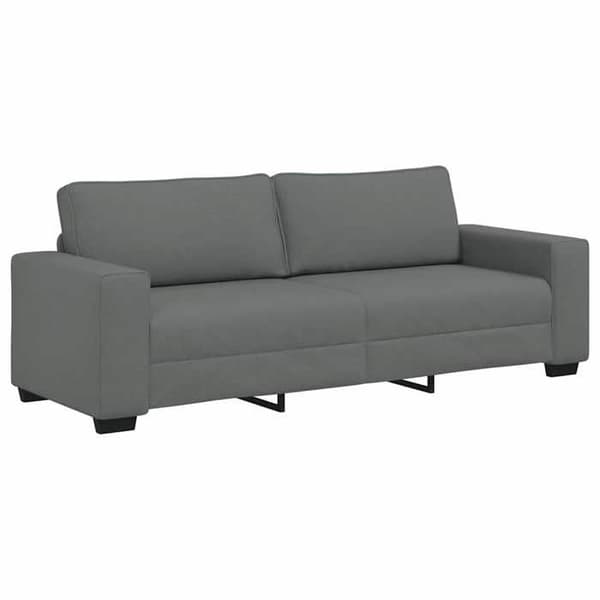 Maison Exclusive - 3-delt sofa sæt med mørkegrå stofpuder