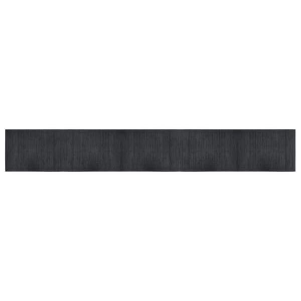 Maison Exclusive - Suorakulmainen harmaa matto 70x500 cm bambusta
