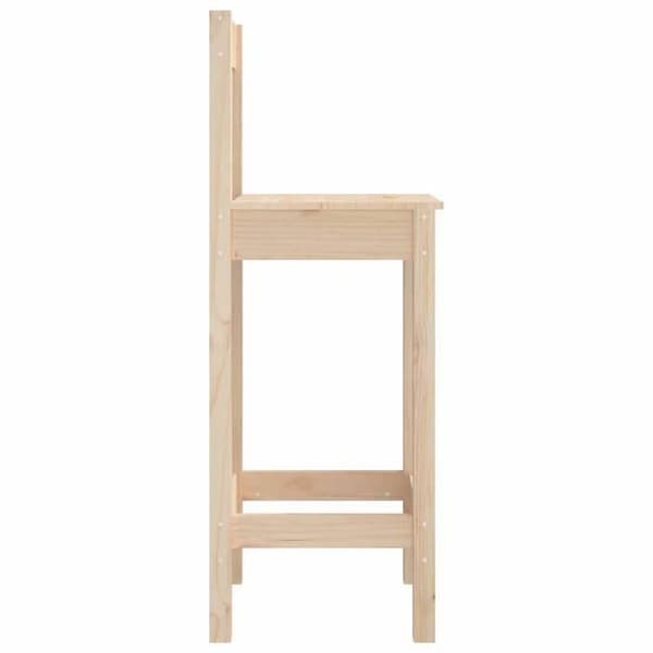 Maison Exclusive - Barstole sæt af 2 40x41,5x112 cm solid fyrretræ