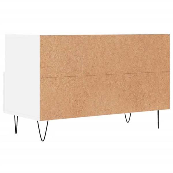 Maison Exclusive - TV Møbel Hvid 80x36x50 cm Ingeniørtræ Vit