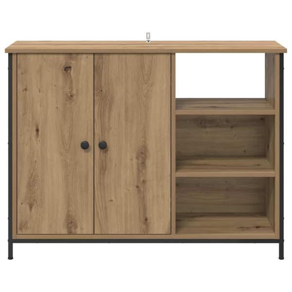 Buffé - EXKLUSIVT HEM - 100 x 33 x 75 cm - Ingenjörsträ - Brun - Nutida