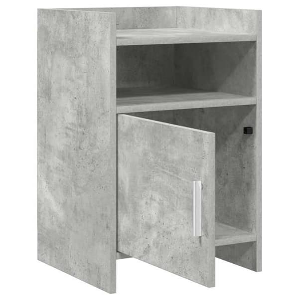 Maison Exclusive - Sängbord 2 st Grå betong 40 x 36 x 60 cm
