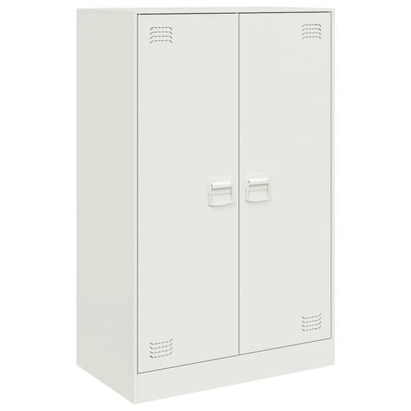 Maison Exclusive - Buffé vit 67x39x107 cm stål