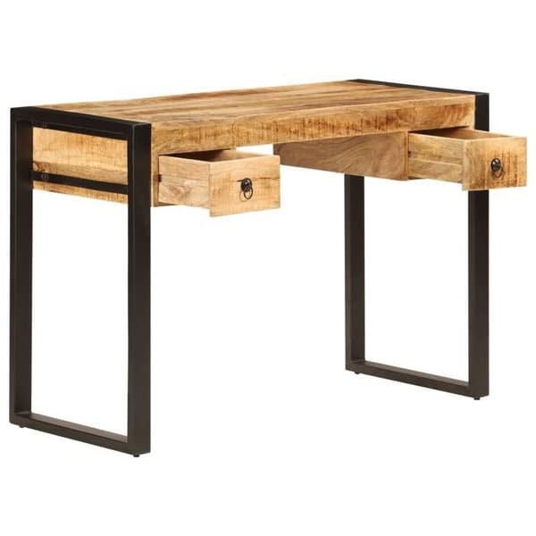 Maison Exclusive - Toimisto, jossa on 2 laatikkoa 110x50x77 cm Kestävä mangopuu