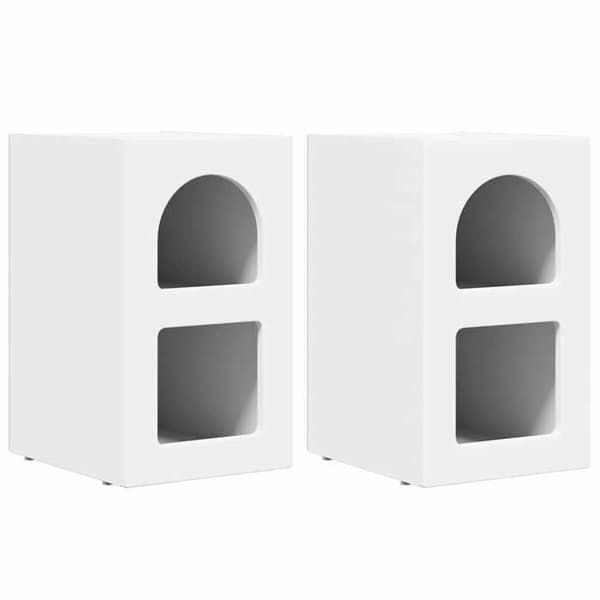 Natskab - MAISON EXCLUSIVE - ELST - Hvid - 29,5x35x50 cm - Spånplade Vit