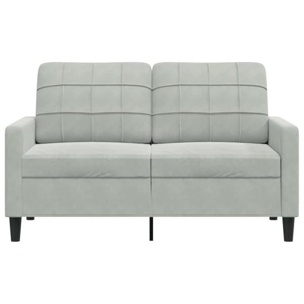 Maison Exclusive - 2-personers sofa i lys grå 120 cm velour