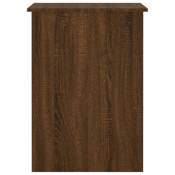 Maison Exclusive - Kontor i brunt ek 100x55x75 cm ingenjörsträ