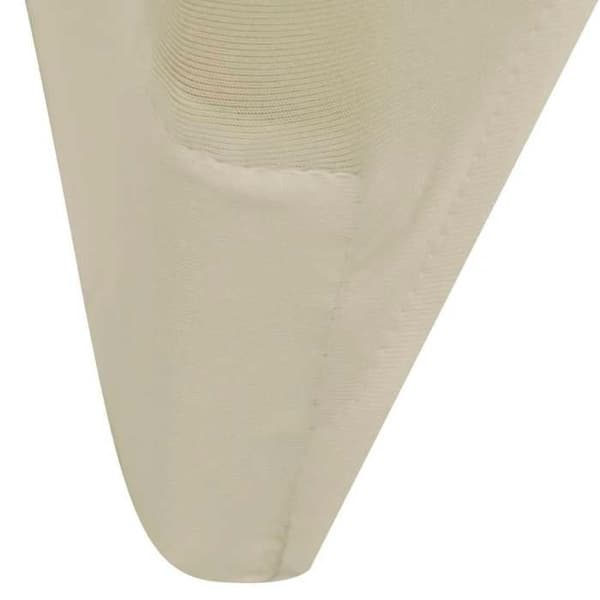 Stolöverdrag förlängningsbart - Exklusivt Hem - Färg kräm - Paket med 100 stycken - Förlängningsbart (90% polyester, 10% elastan) Grädde