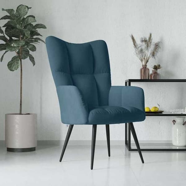 Maison Exclusive - Blå Velour Relax stol
