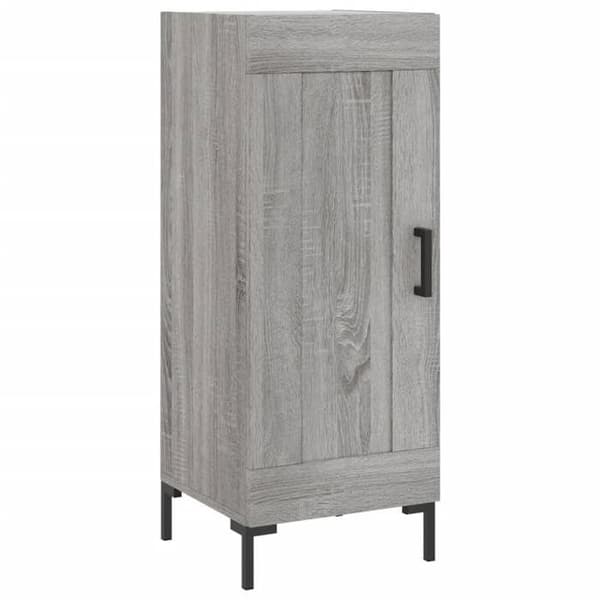Maison Exclusive - Buffé hög Sonoma grå 34,5x34x180 cm Ingenjörsträ Sonoma grå