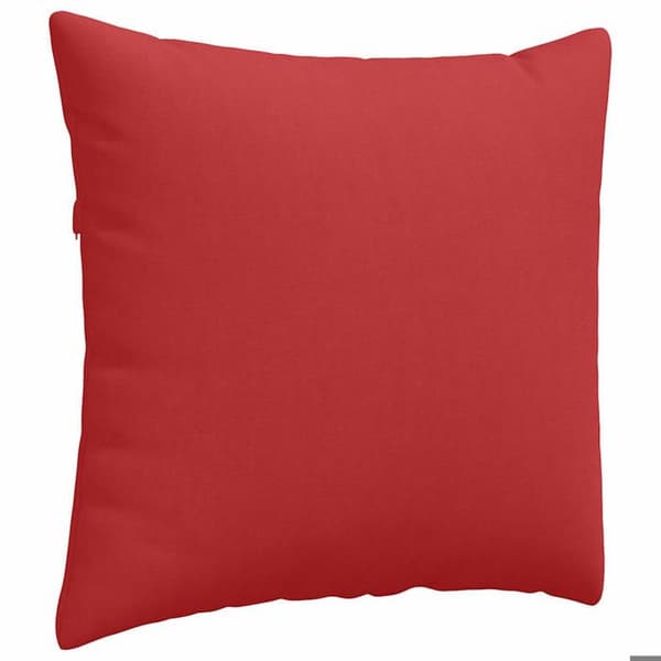 Soffkuddar - EXKLUSIV HEM - 50 x 50 cm - Röd - Polyester - Dragkedja (set om 2) Röd