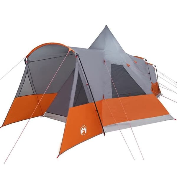 Maison Exclusive - Teepee Telt til 8 Personer Grå og Orange