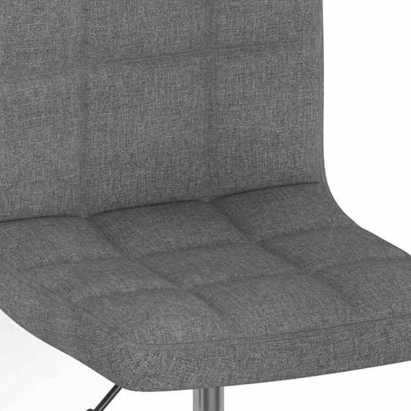 Maison Exclusive - Snurrbar barstol Ljusgrå Tyg