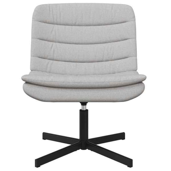 Maison Exclusive - Snurrstol Grå moln 63 x 75 x 76 cm tyg Molngrå
