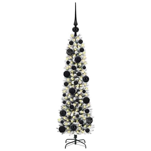Konstgjord julgran - EXKLUSIV HEM - 120 cm - Vit - Varmvit LED - USB Vit
