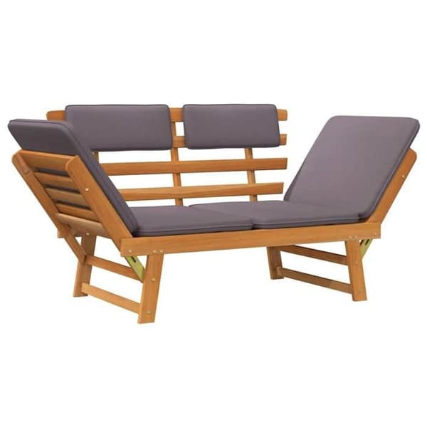 Maison Exclusive - Sengekøje med 2-i-1 pude 190 cm Solid akacietræ