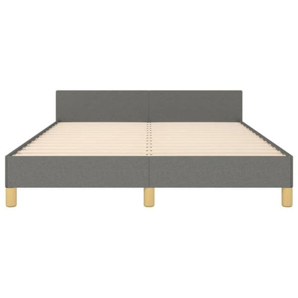 Maison Exclusive - Sengebund uden madras grå 140x200 cm stof