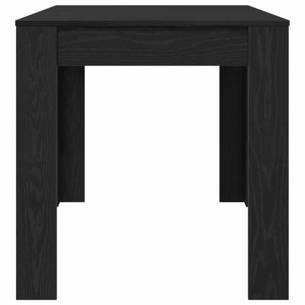 Maison Exclusive - Spisebord / Middagsbord Sort eg svart ek