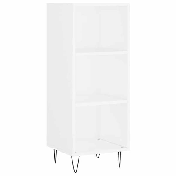 Maison Exclusive - Buffé hög Vit 34,5x34x180 cm Ingenjörsträ Vit