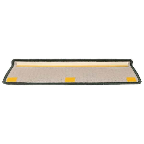 Maison Exclusive - Trappe tæppe 15 stykker 65 x 21 x 4 cm Mørkegrøn Rektangulær kant