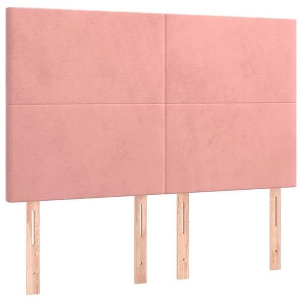 Maison Exclusive - Ruusupääty 144x5x118/128 cm Sametti Ros